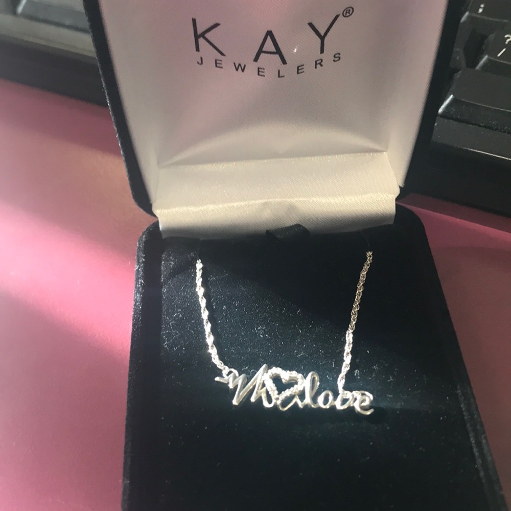 Silver Love Necklace